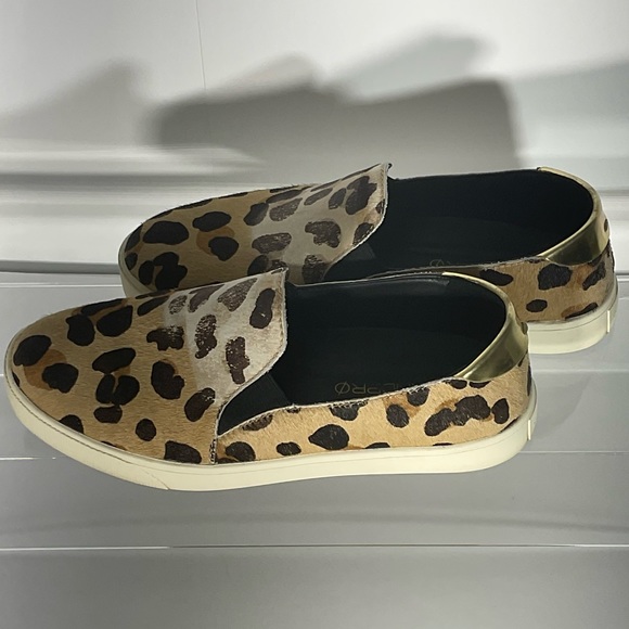 Cole Haan Pro Series Sneakers Leather Lining Tan Brown Animal Print Size: 9C - Picture 11 of 13